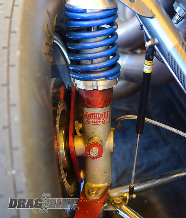 Making a shock adjustment is as easy as turning a knob. How much and which way to go with those knobs is much trickier. Santhuff provides a baseline setup sheet to get you started and offers technical support to help dial in your settings.