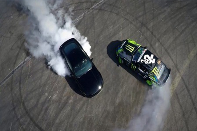 Video: Vaughn Gittin Jr. Welcomes The 2015 Mustang To Formula D