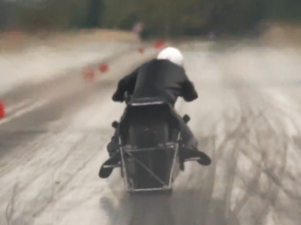 Video: Nitro Harley Rider Crashes At Norwalk Shakedown, Walks Away