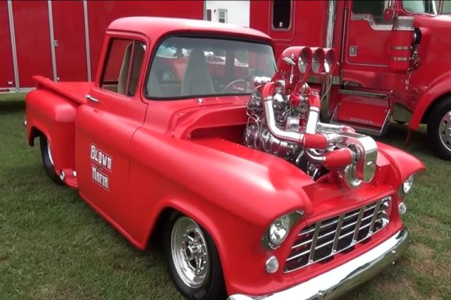 1956 Chevy pick up drag car