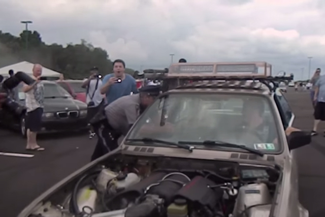 Video: WOO Turns To BOO - Cool-Headed Cop Shuts Down BMW's Burnout