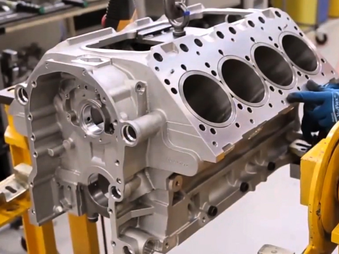 Videos: Watch the Assembly of a Bentley V8 Torque Monster