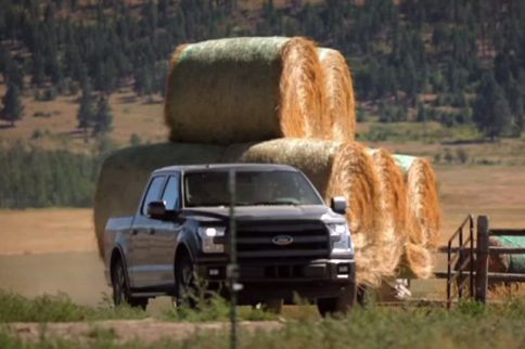VIDEO: Hay Is For Horses, But Bales Of It Are For The 2015 F-150