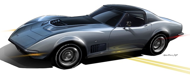 Jimmie Johnson 1971 Corvette