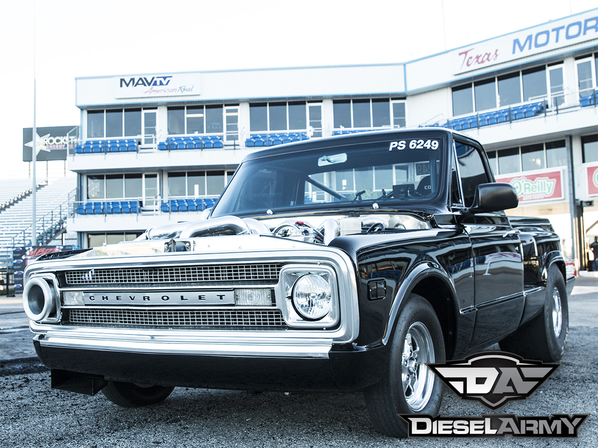 An Inspiring C10, Brett Deutsch’s 8 second 1969 Duramax Powered C10
