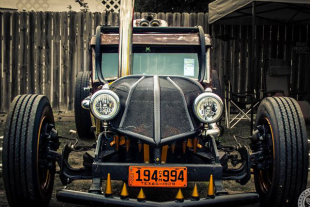 Video: Killer Boosted Diesel Rat Rod From Hot Rod Riot 2014