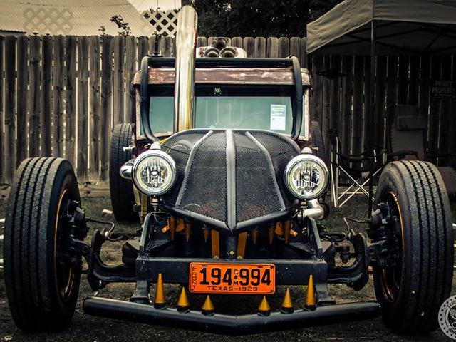 Video: Killer Boosted Diesel Rat Rod From Hot Rod Riot 2014