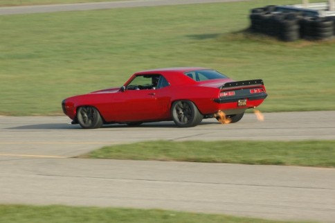 Video: Mark Stielow's Hellfire Camaro Testing At Gingerman