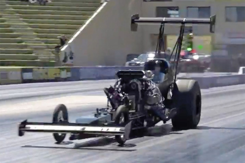 Russell Mills' Awesome Top Alky Entry Is A Dragster/Funny Car Hybrid