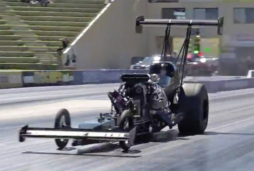 Russell Mills' Awesome Top Alky Entry Is A Dragster/Funny Car Hybrid