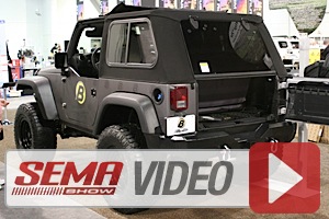 SEMA 2014: New Trektop Pro soft top with Glass Windows from Bestop  