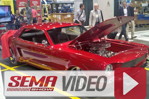 SEMA 2014: 'Red Velvet' Martin Senour Paint Shines on Custom Mustang