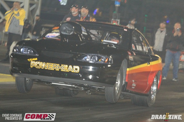 Mike DeMayo improved slightly to an 8.012 at 168.51 still leading the AOS Hot Street field.
