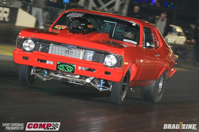 Lamar Swindoll Jr. is anotehr Texas based racer with his 1970 Nova. he sits sixth with a 4.77 at 152 MPH using a 615 cubic inch big Chevy.