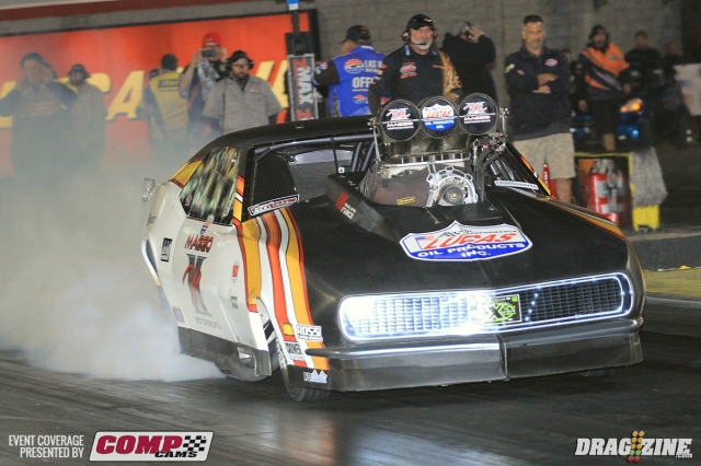 Mike Maggio leads EFIStore.com after two qualifying rounds with his 5.64 at 259 MPH.
