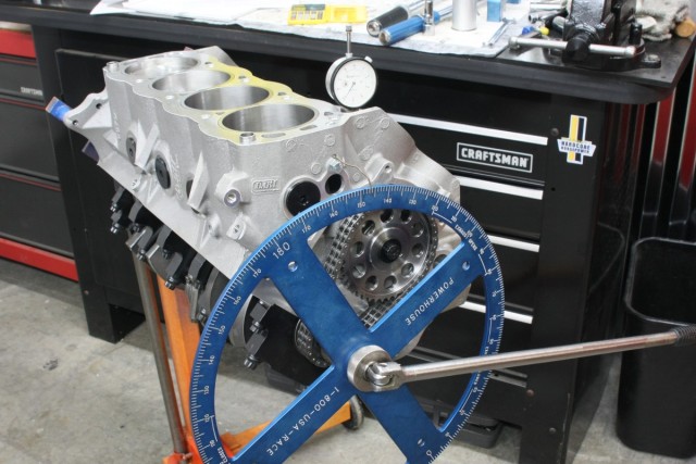 The only major difference between the two engines, besides blocks, oil pans, and cost/weight; were the different Comp Cams roller sticks Hardcore choose for each specific application. We won't reveal all the specs, but the cam for the iron engine was around .620-inch lift and the cam for the alloy engine was around .670-inch lift.