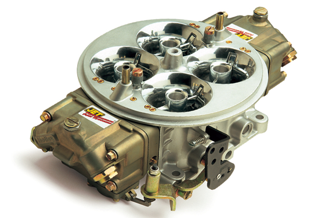 JET offers a wide range of Holley® Dominator Carburetors, their Stage 4 being the 'Ultimate Dominator', with fully polished and radiused venturis to deliver the maximum possible air volume to their unique billet 'Power Booster. Designed and improved upon over the last 15 years, this has been a secret weapon of many pro racers. Because of recent clones, we are now advertising these to the public. Not a "modified" stock booster, this totally custom booster features signal strength and atomization characteristics second to none. Pro Stock Dominators are also available with oversized butterflies.