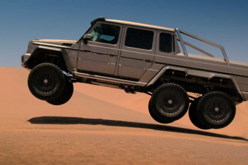 Video: Romping A MBZ G63 AMG 6x6 In Abu Dabui With Top Gear