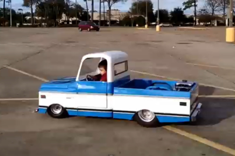 Video: Cruising In A Mini Chevrolet Custom 10 With Chaotic Customs