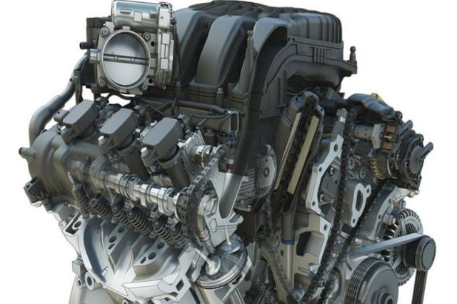 chrysler pentastar v6 direct injection close up