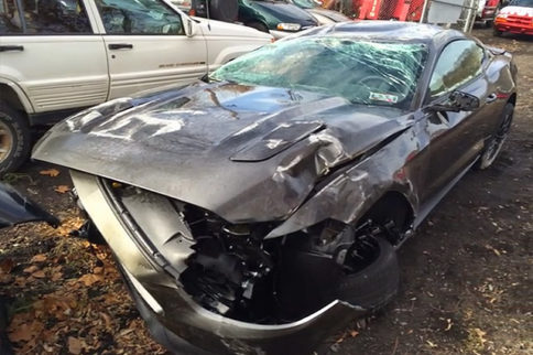 Video: 2015 Mustang Totaled In DUI Holiday Crash, Driver Walks Away