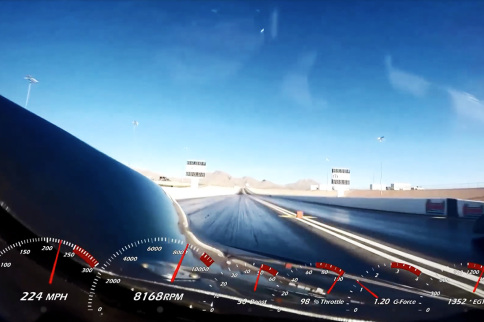Video: Unique Data Display Aboard Larry Larson's Historic 5.95 Blast