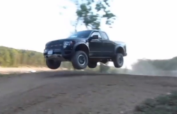 Video: Ford Raptor Versus Motocross Tabletop 