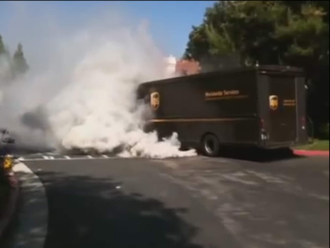Runaway UPS Truck-Delivery Might Be Delayed!