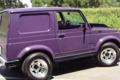 Video: Hot Rodded Purple-Paneled Suzuki Samurai With Buick V-6