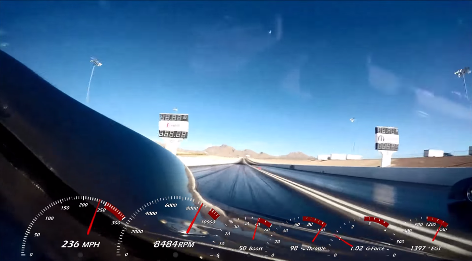 Video: Unique Data Display Aboard Larry Larson's Historic 5.95 Blast