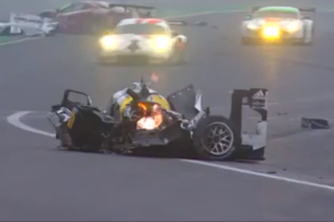 Video: Mark Webber's Terrible Crash at Sao Paulo