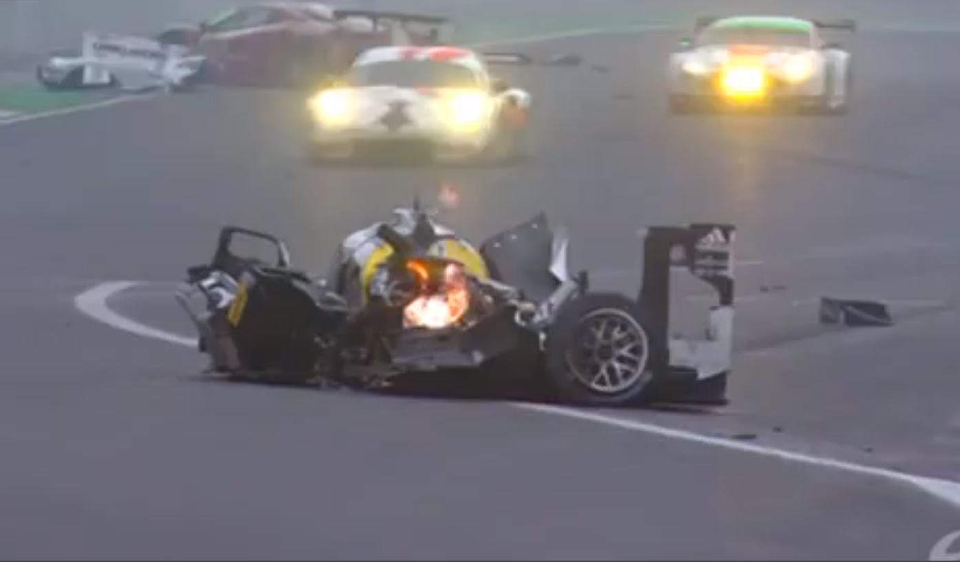Video: Mark Webber's Terrible Crash at Sao Paulo
