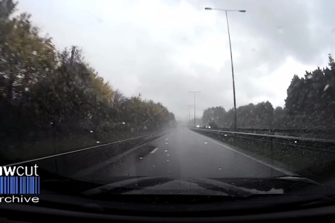 Video: Mazda RX-8 Hydroplanes Into A Heart-Stopping Wreck