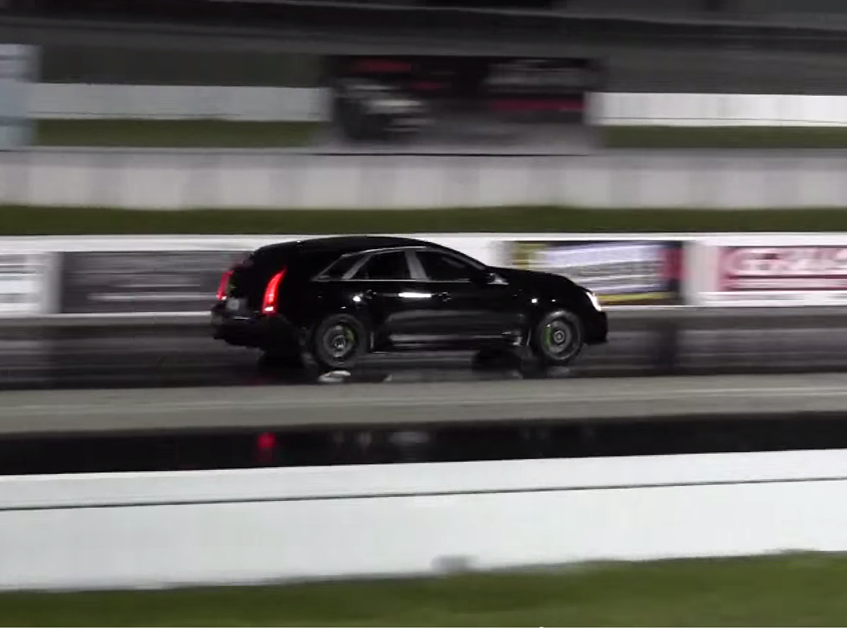 Video: Sleeper CTS-V Wagon Runs 10.90 In The Quarter-Mile