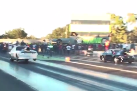 Nitrous Grudge Mustang Takes Flight At Huge Orlando No-Time Race