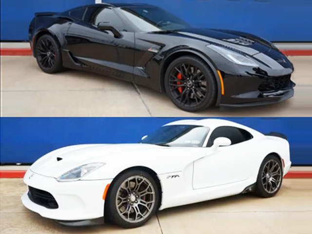Video: 2015 Corvette Z06 Takes On 2014 Viper TA- Does It Seem Legit?