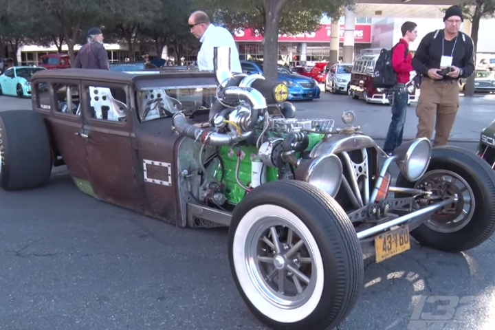 Video: Dual Diesel Rat Rods From Welderup At SEMA 2014