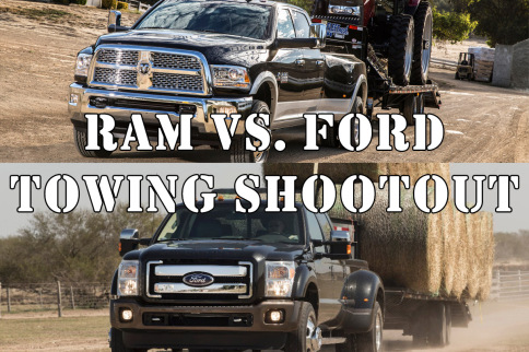 Video: Heavyweight Title Fight, Ram vs Ford Towing Shootout