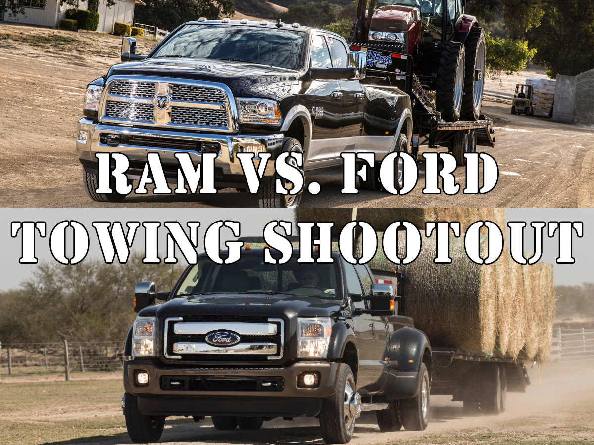 Video: Heavyweight Title Fight, Ram vs Ford Towing Shootout