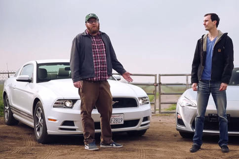 Video: 2015(?) Ford Mustang vs. Scion FR-S Review