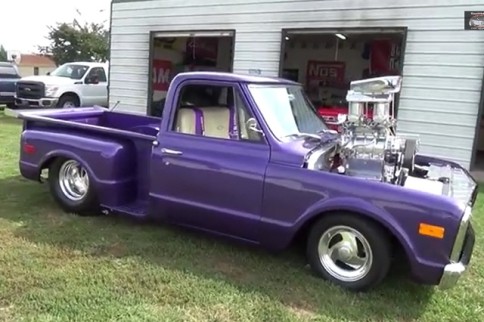 Video: Pro-Street 1968 Chevy Pickup with 800 HP Blown Small Block