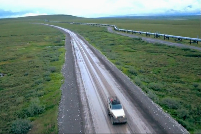 War Wagon hauled ass down the Dalton Highway on Day 16.