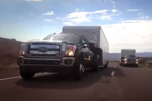 Video: Big 3 HD Diesels Duke It Out in Towing Test