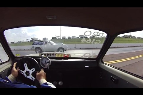 Video: In-Car View As Chevette Gets Loose And Slaps The Wall!
