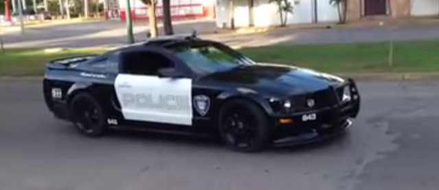 Cop Car Burnout-3