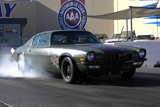David Freiburger F-Bomb Camaro burnout