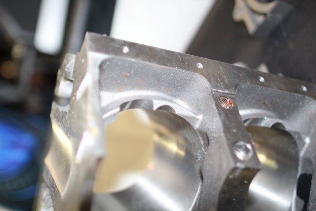 The bottoms of the cylinder bores come pre-notched for big stroke applications - 4.XXX-inch is a breeze with this block.