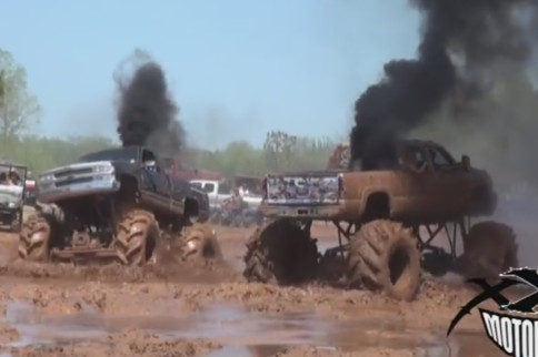 Mudfest Carnage: See Diesel Trucks Muddin' and Breakin'