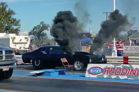 Wild 9-Second Triple-Turbo Duramax Diesel-Powered Chevy Nova