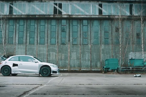 Video: Audi S1 Rally Car Races An Identical, RC Version